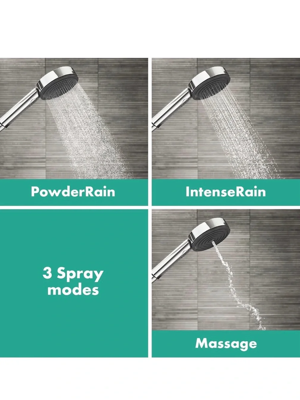 hansgrohe Pulsify 6-inch Handheld Shower Head Set